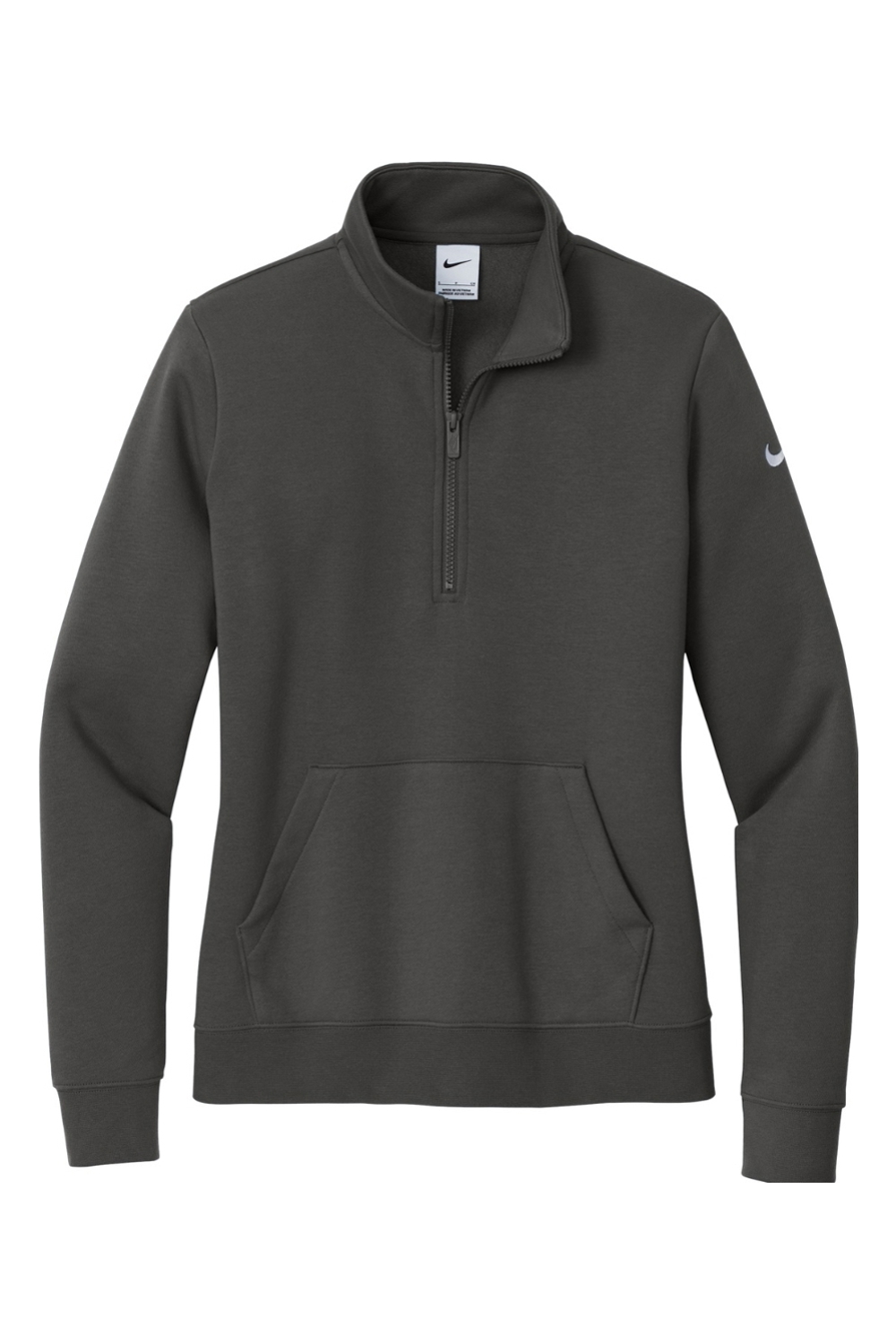 Nike Ladies Club Fleece Sleeve Swoosh 1/2-Zip