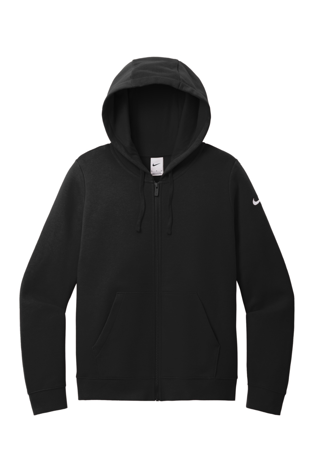 Nike Ladies Club Fleece Sleeve Swoosh Full-Zip Hoodie