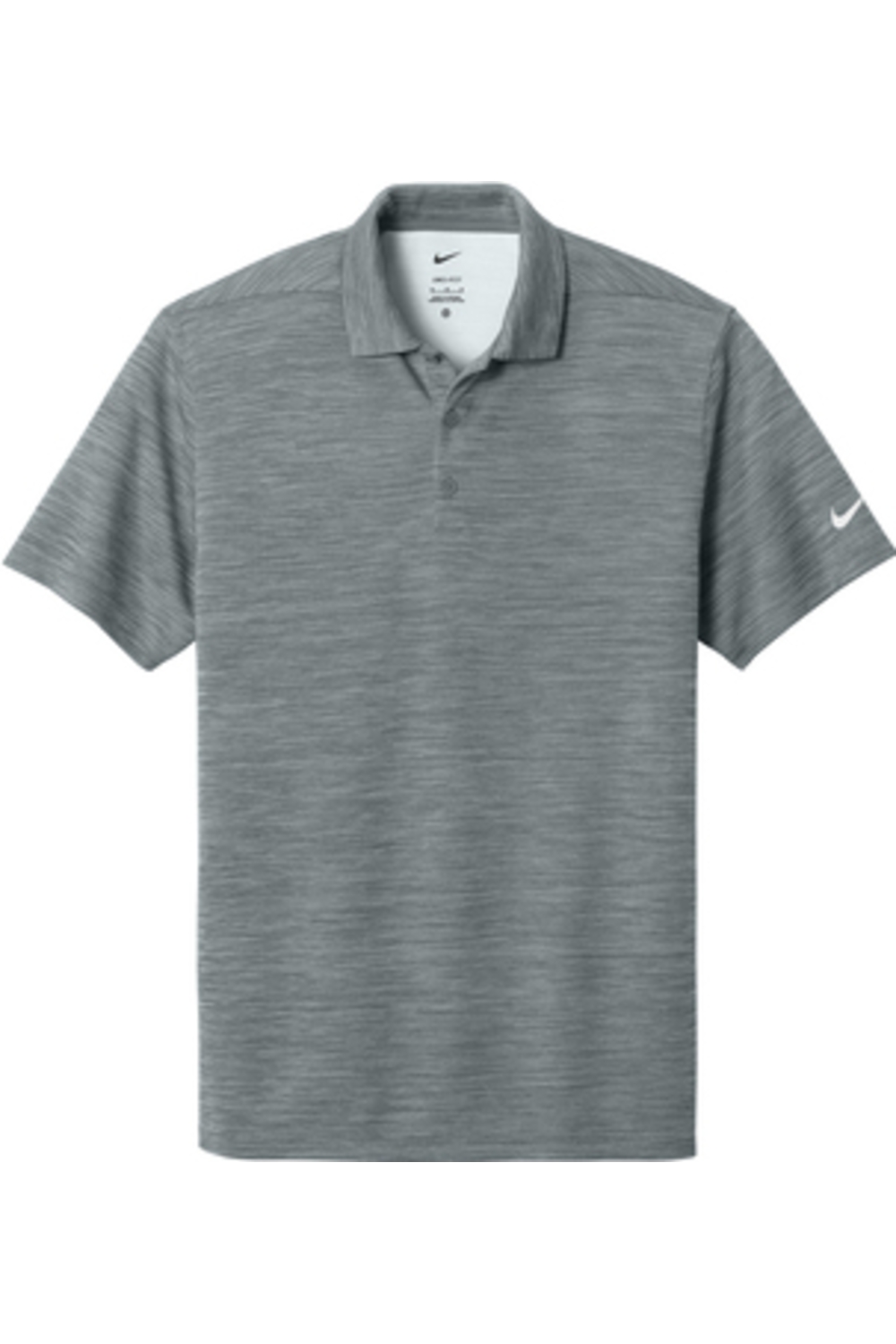 Nike Dri-FIT Striated Polo in Cool Grey