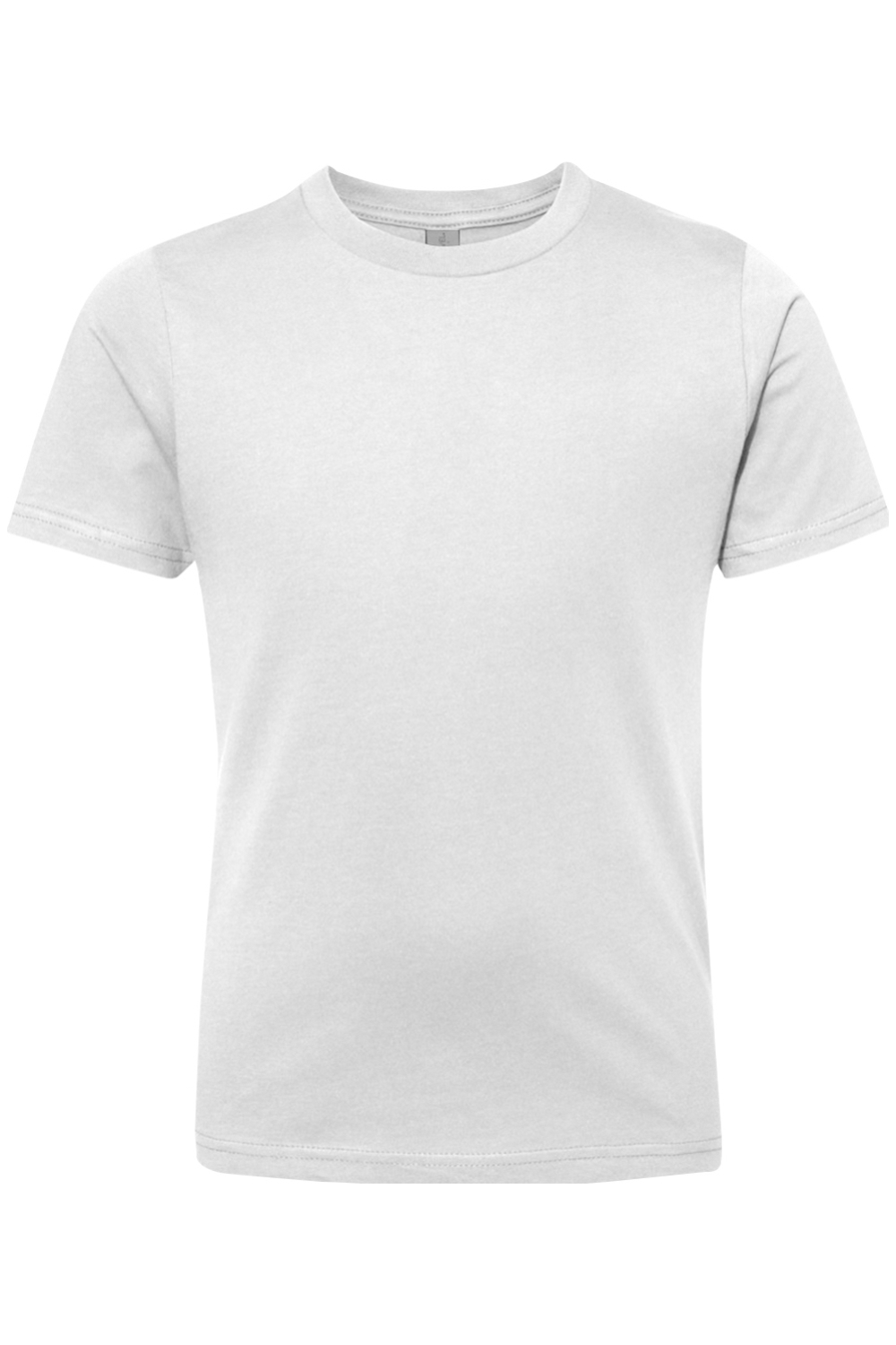 Next Level Youth Ringspun Short Sleeve Crew in White