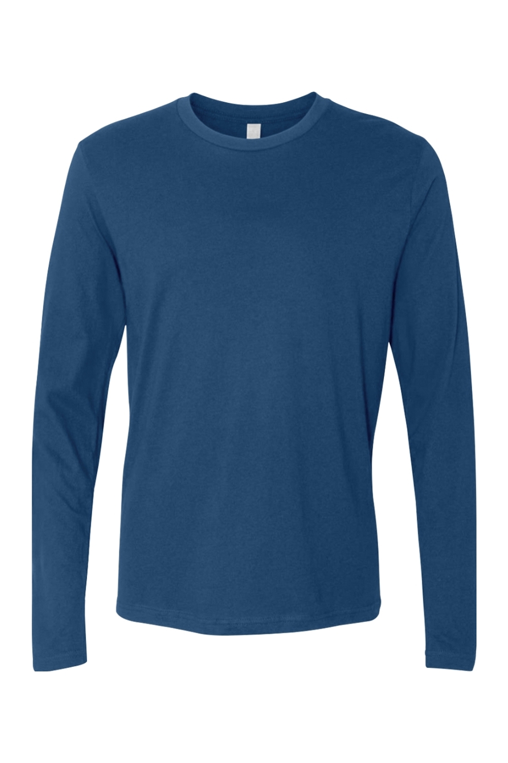 Next Level Ringspun Long Sleeve Crew in Cool Blue