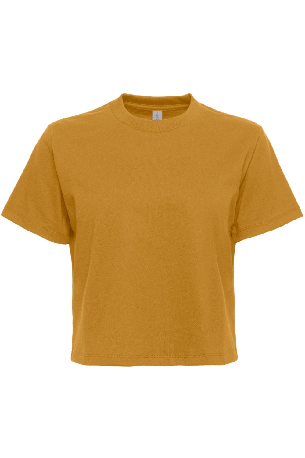 Next Level Apparel Women's Heavyweight Boxy Tee in Antique Gold