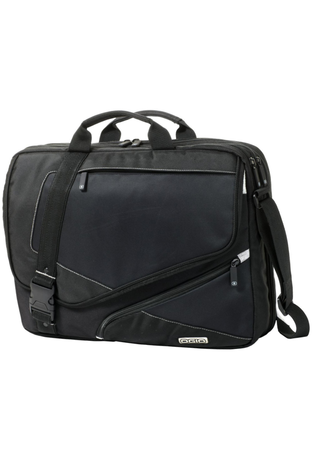 Ogio Voyager Messenger in Black/Petrol