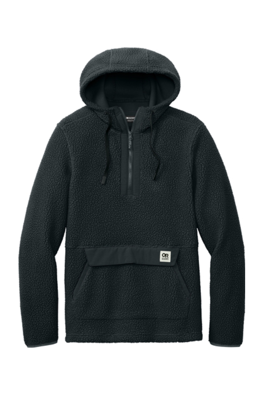 Outdoor Research Packwood Fleece Pullover Hoodie in Black