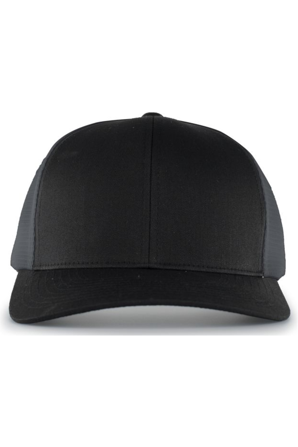 Pacific Headwear Trucker PacFlex Snapback Cap in Black/ Graphite/ Black