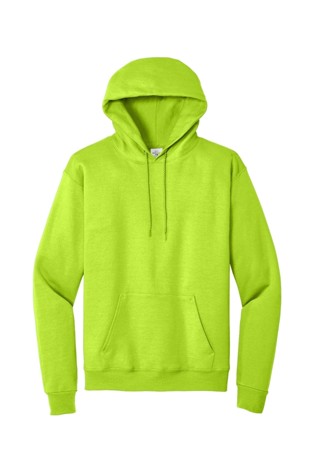 Hanes EcoSmart - Pullover Hooded Sweatshirt in Safety Green