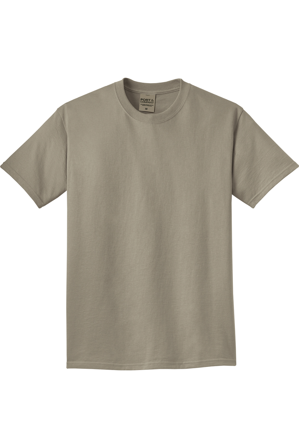 Port & Company Beach Wash Garment-Dyed Tee in Taupe