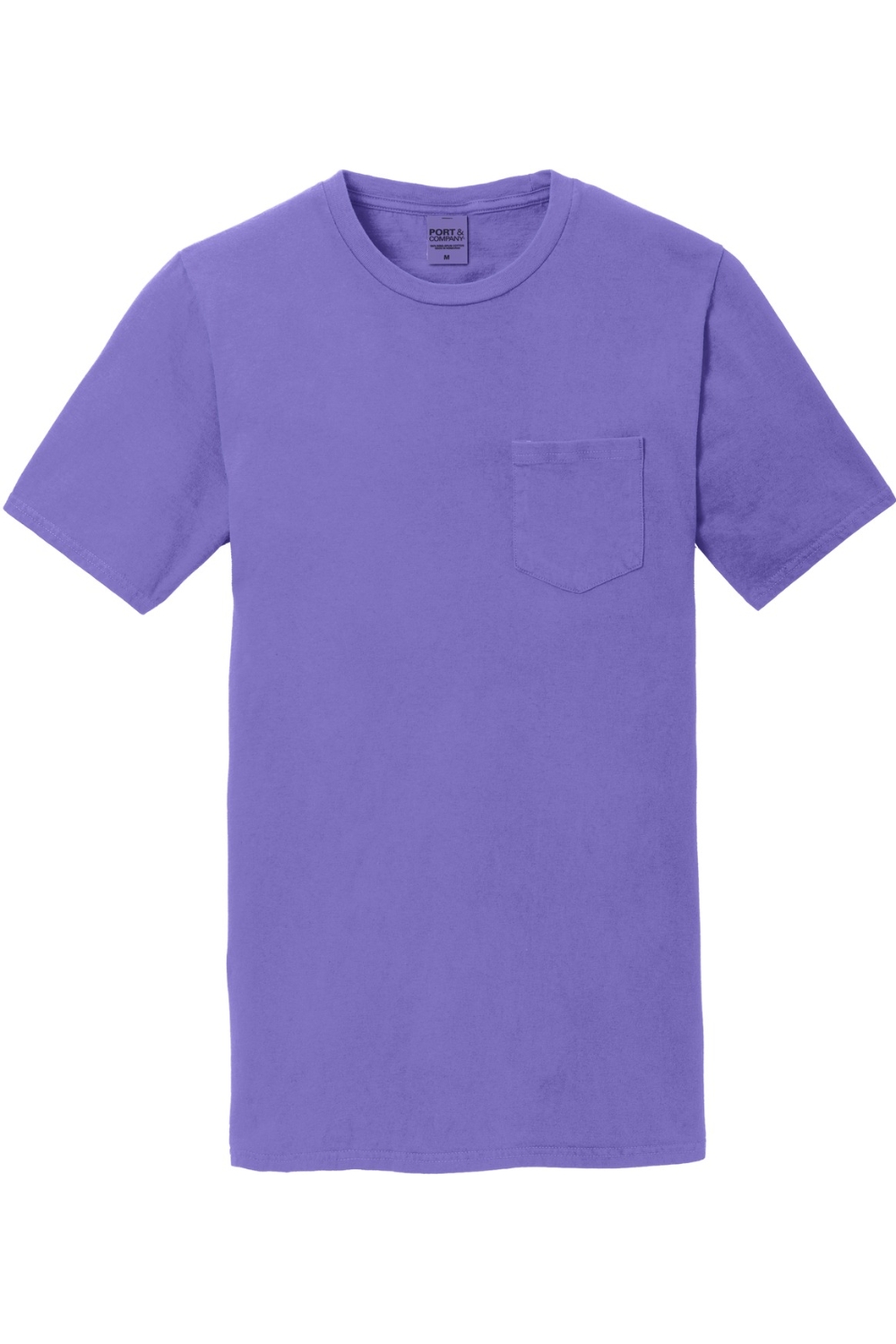 Port & Co Beach Wash Garment-Dyed Pocket Tee