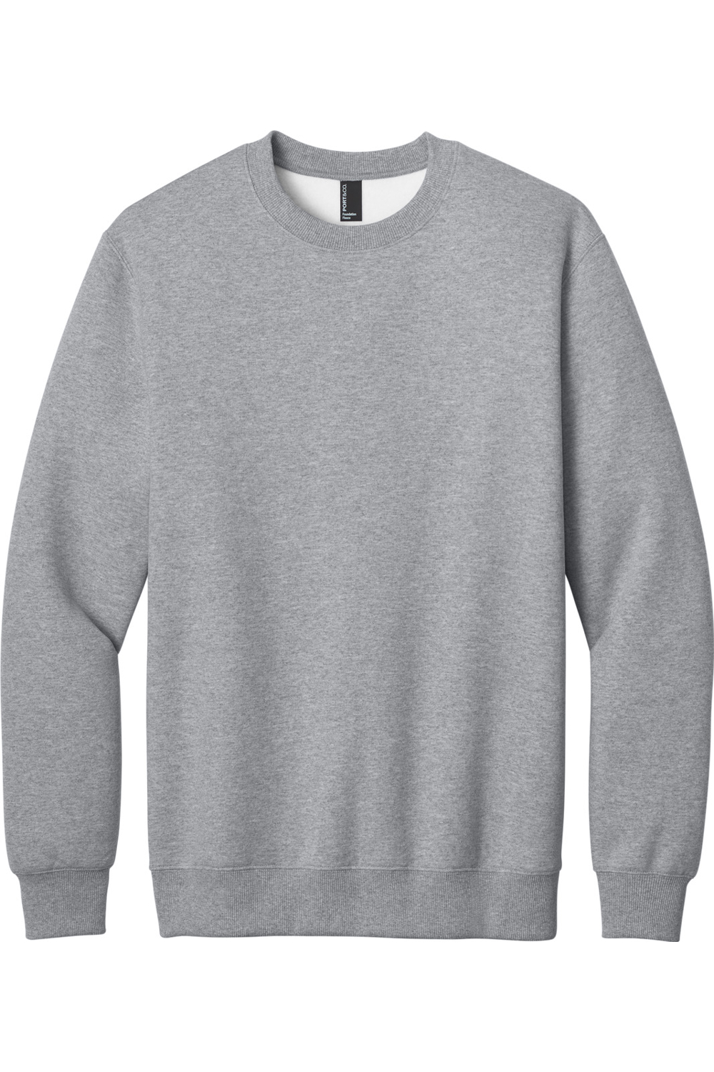Port & Co Foundation Fleece Pullover Crewneck Sweatshirt