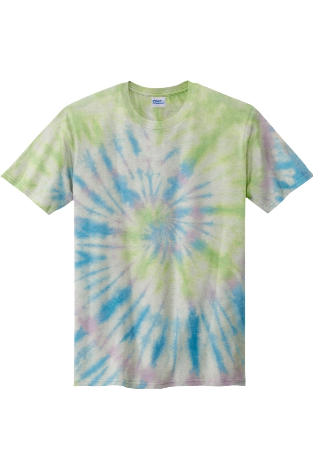 Port & Company Youth Tie-Dye Tee in Watercolor Spiral