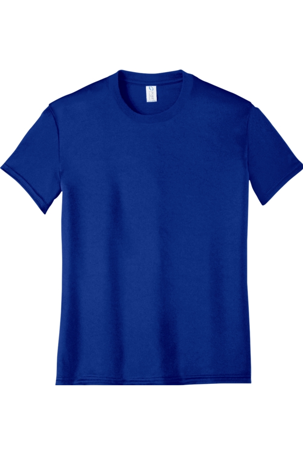 Youth Port & Company Performance Tee in True Royal