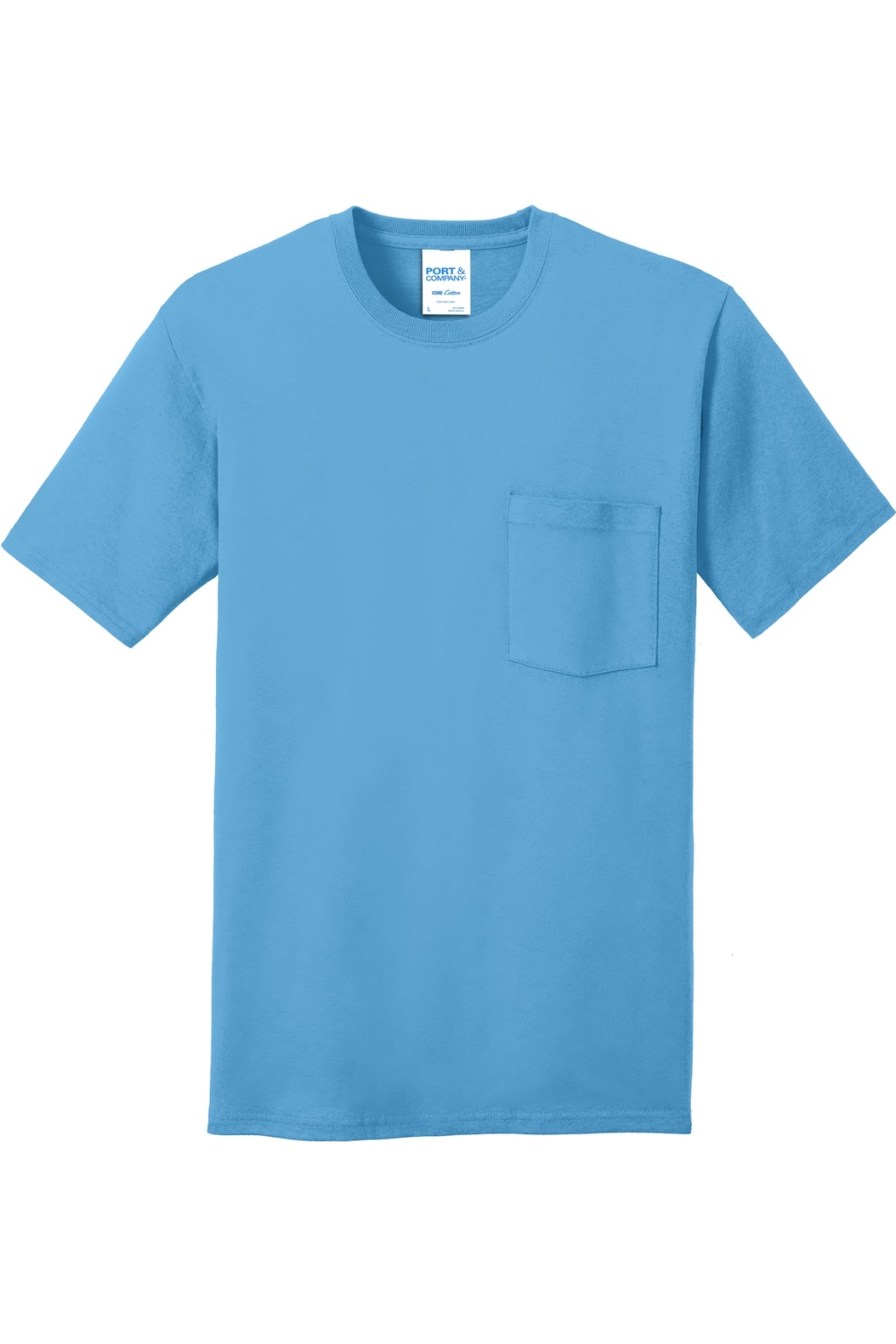 Port & Company Core Cotton Pocket Tee