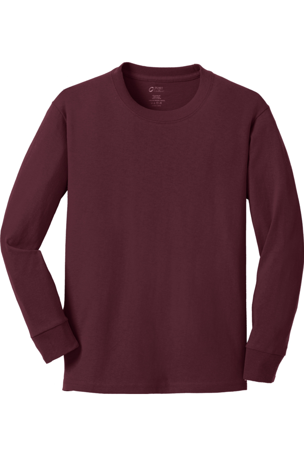 Youth Port & Company Long Sleeve Core Cotton Tee