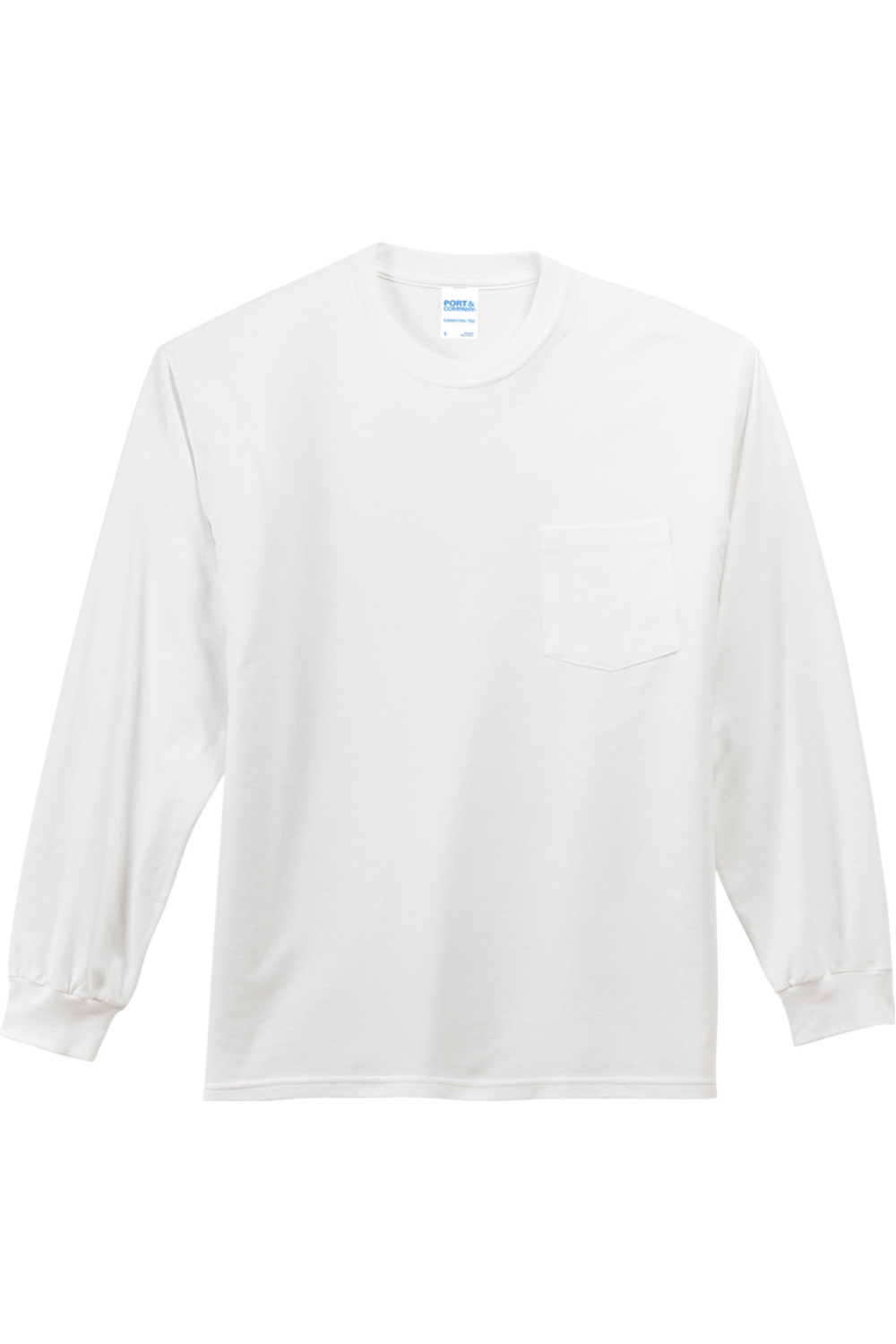 Port & Company Long Sleeve Essential Pocket Tee