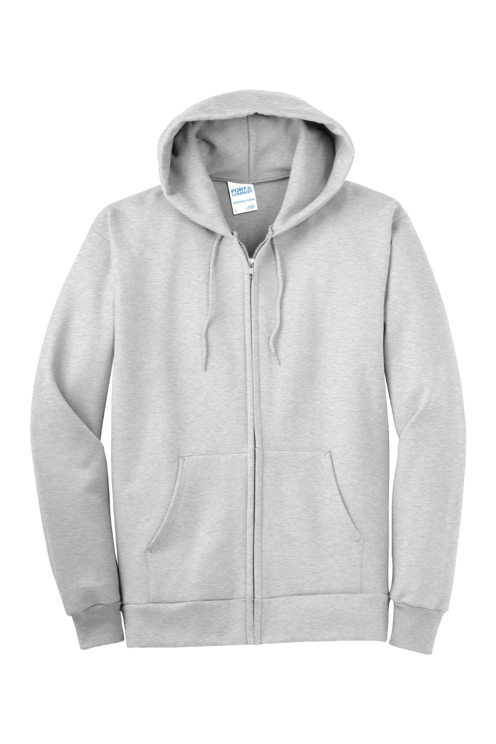 Port & Company Tall Essential Fleece Full-Zip Hooded Sweatshirt