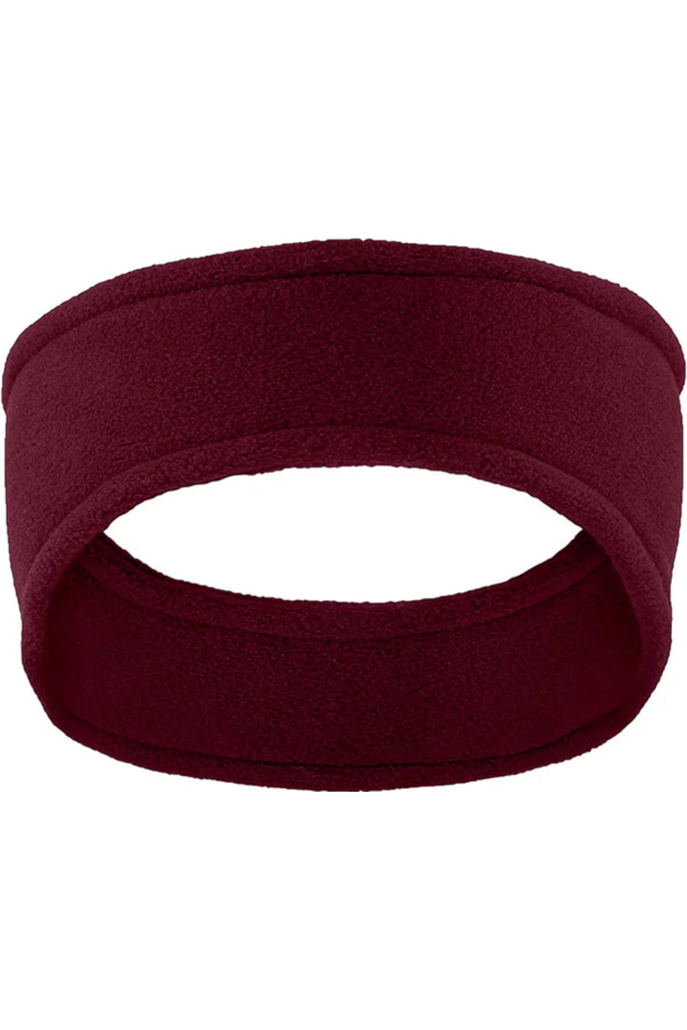 Wolfmark Fleece Headband in Maroon