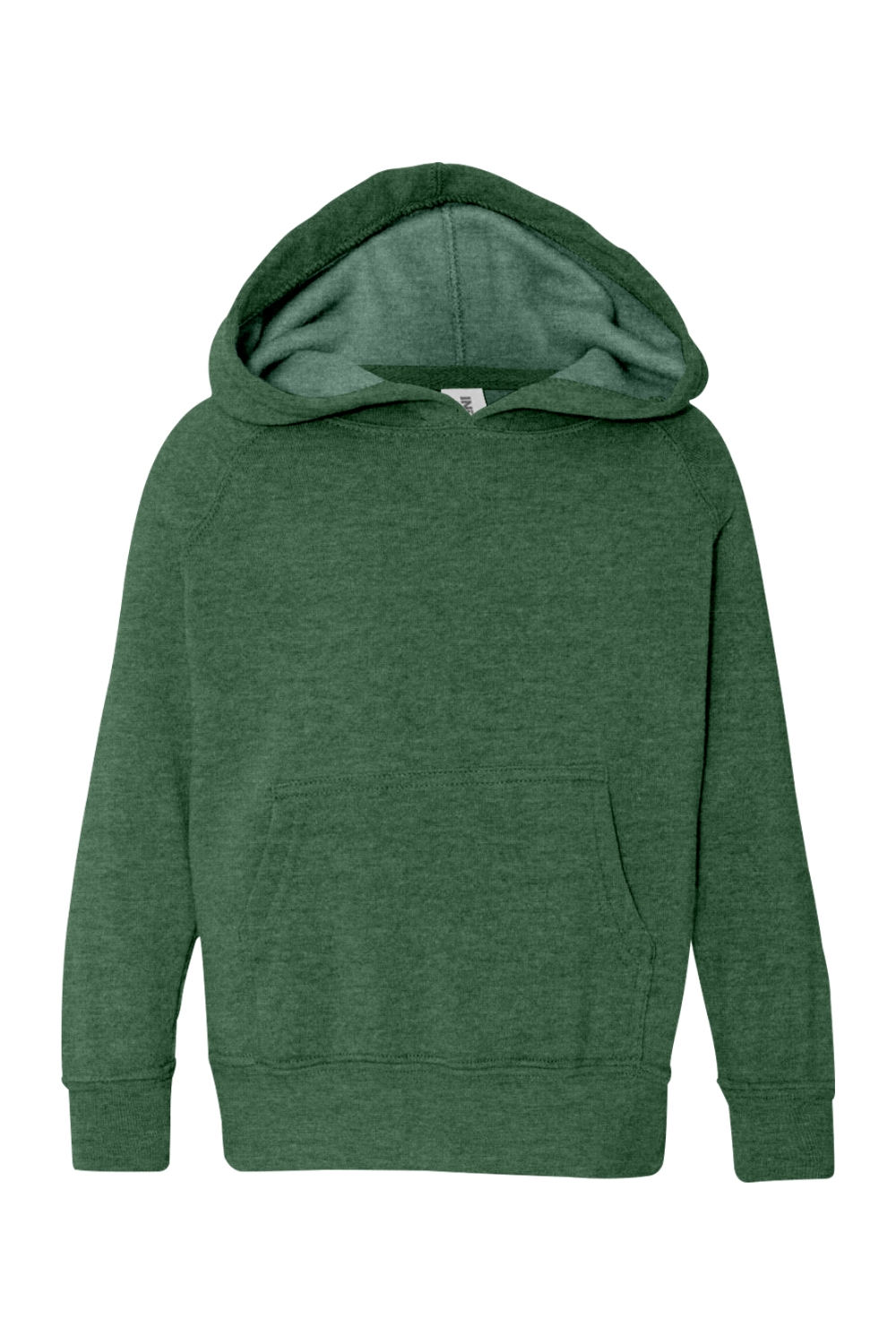 Independent Trading Co. Toddler Special Blend Raglan Hooded Sweatshirt in Moss