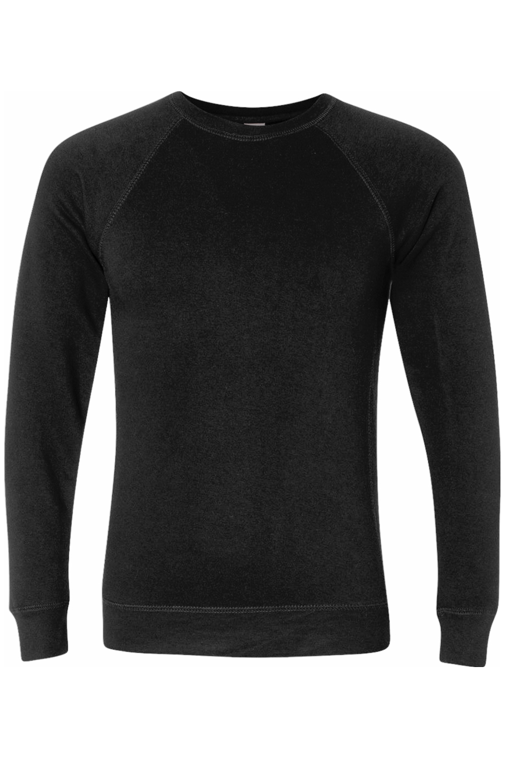 Independent Trading Co. Special Blend Crewneck Raglan Sweatshirt in Black