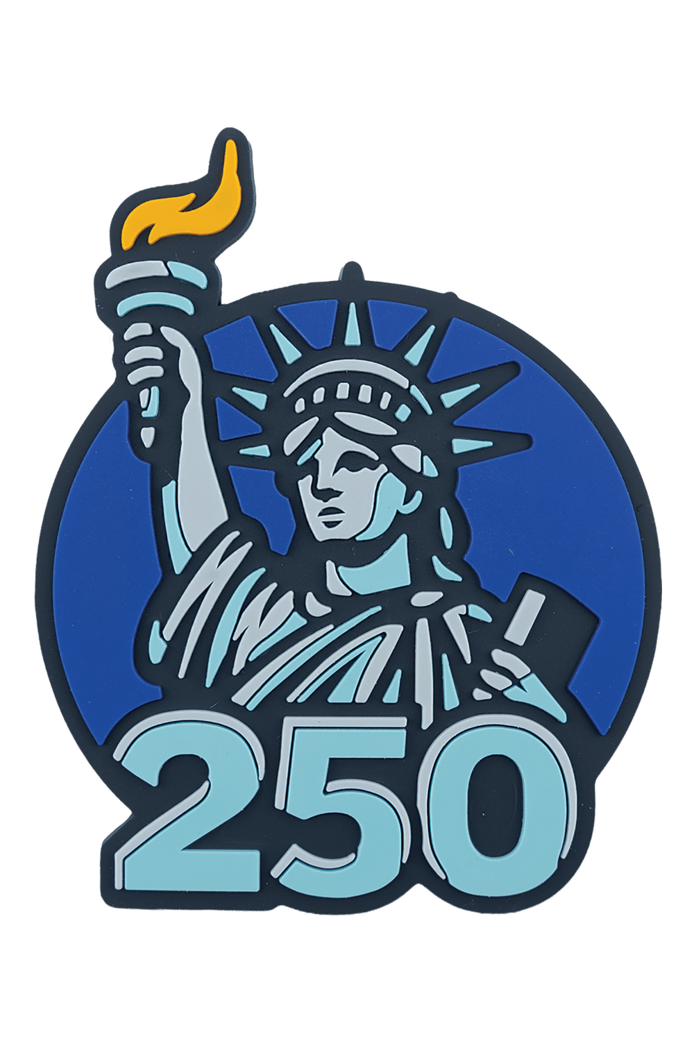 3 3/20" x 2 1/2" Extra Large Statue of Liberty PVC Patch