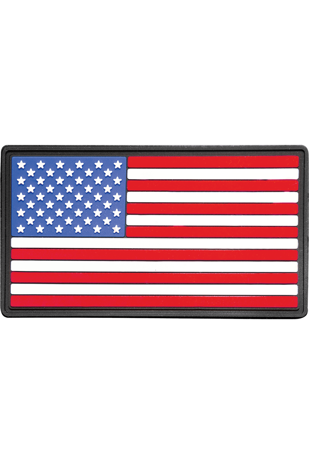 1 3/4" x 3 1/4" American Flag PVC Patch