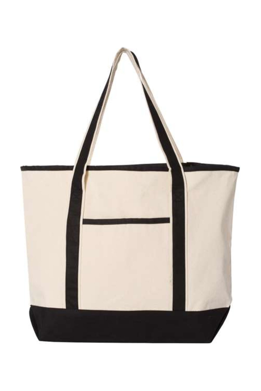 Q-Tees 34.6L Large Canvas Deluxe Tote