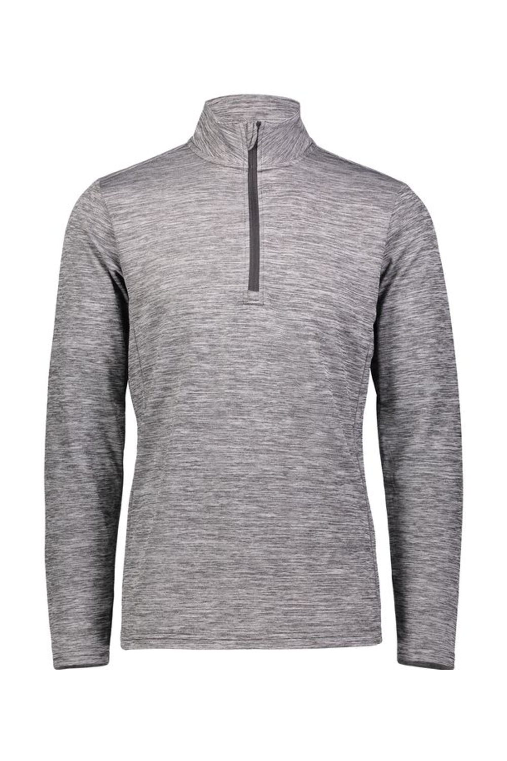 Russell Athletic Striated Quarter-Zip Pullover in Black