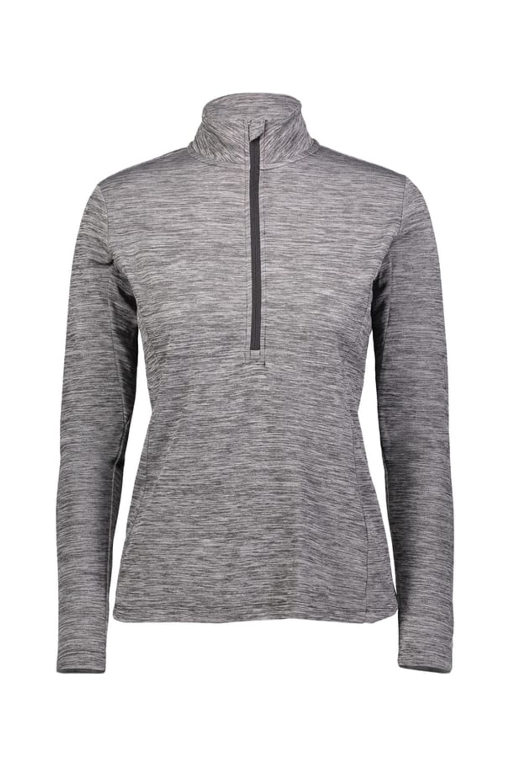 Russell Athletic Women's Striated Quarter-Zip Pullover in Black