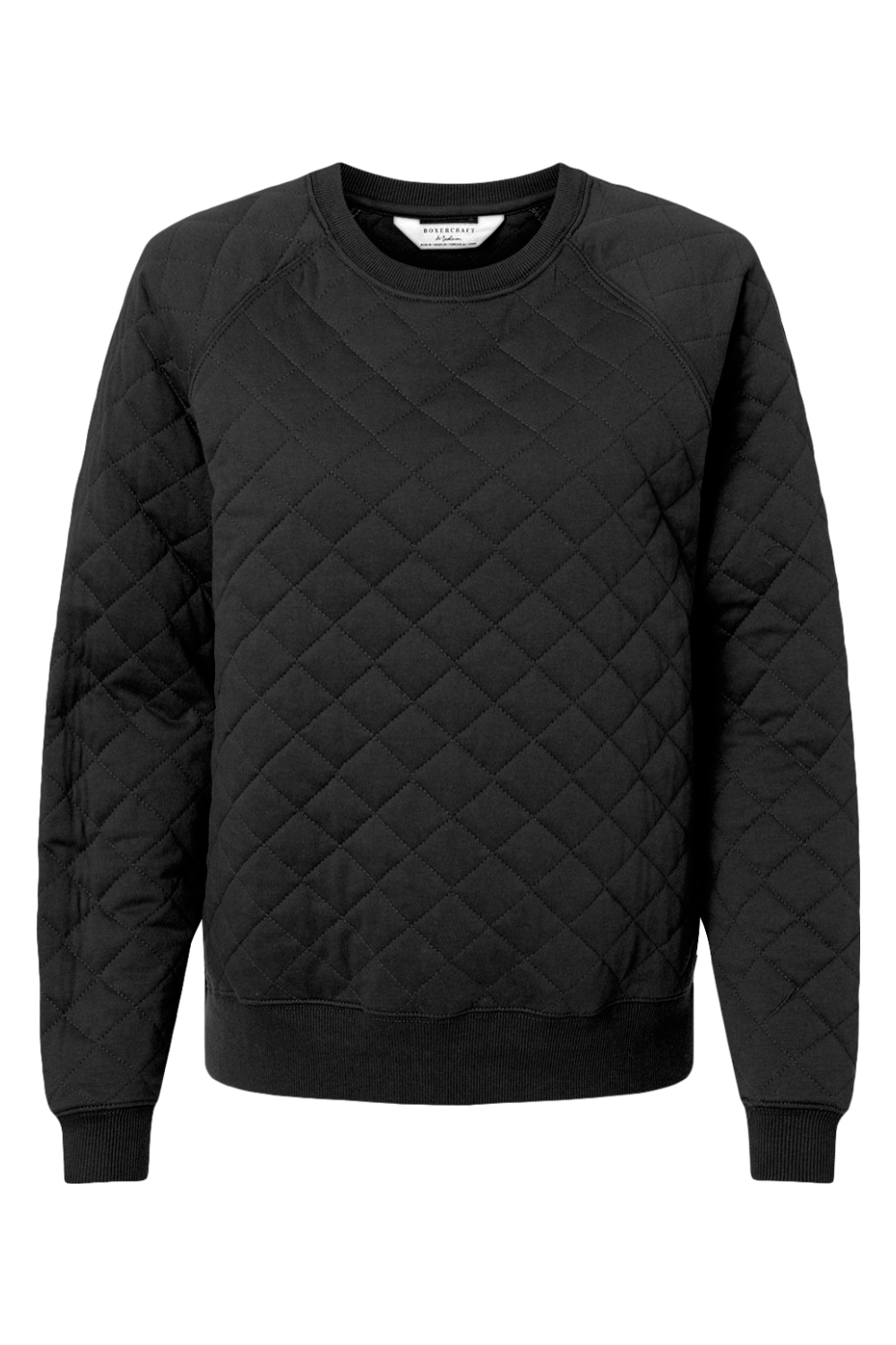 Boxercraft Women's Quilted Pullover in Black