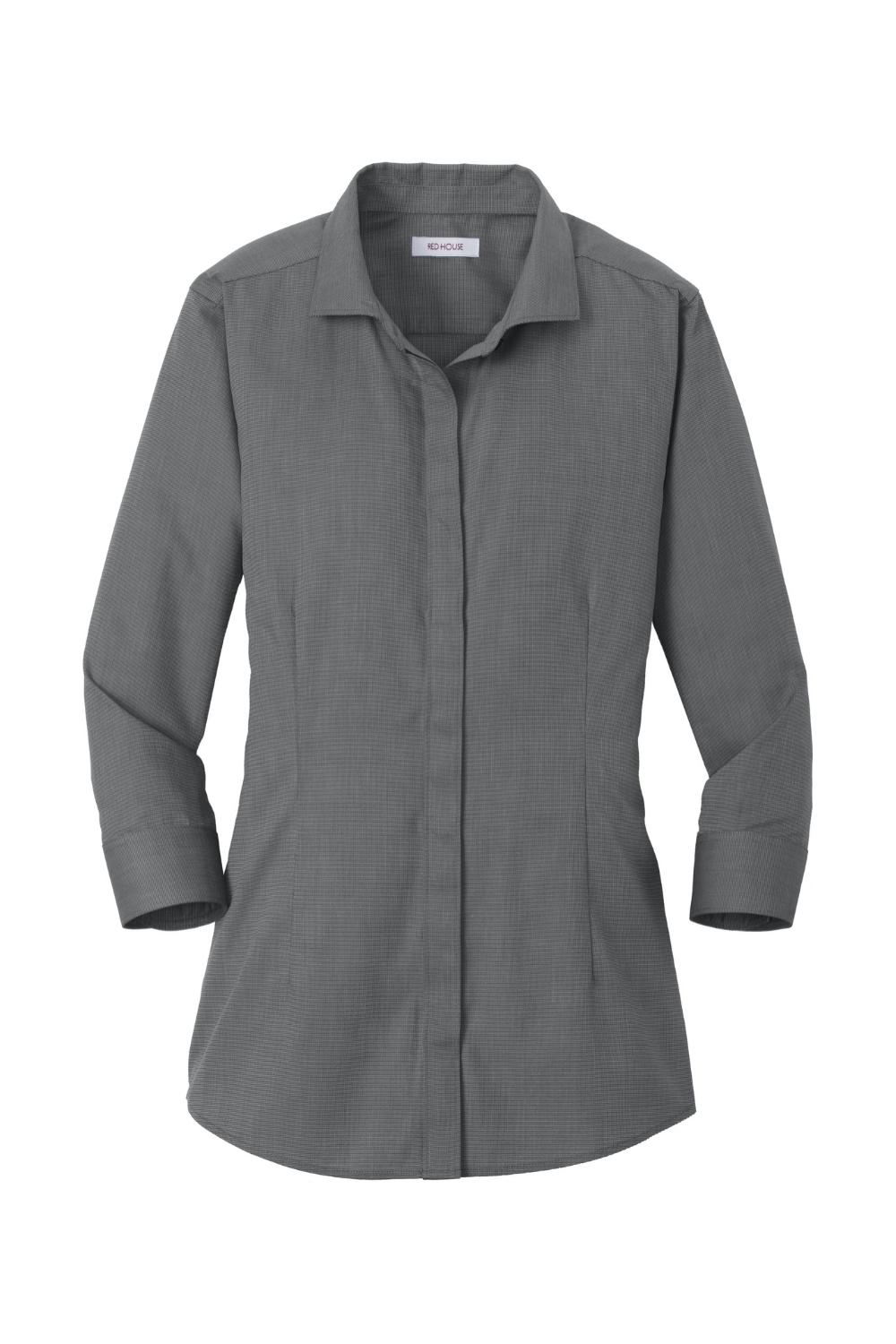 Red House Ladies 3/4-Sleeve Nailhead Non-Iron Shirt
