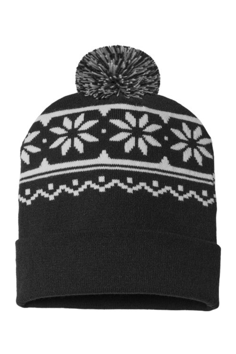 Cap America USA-Made Snowflake Beanie