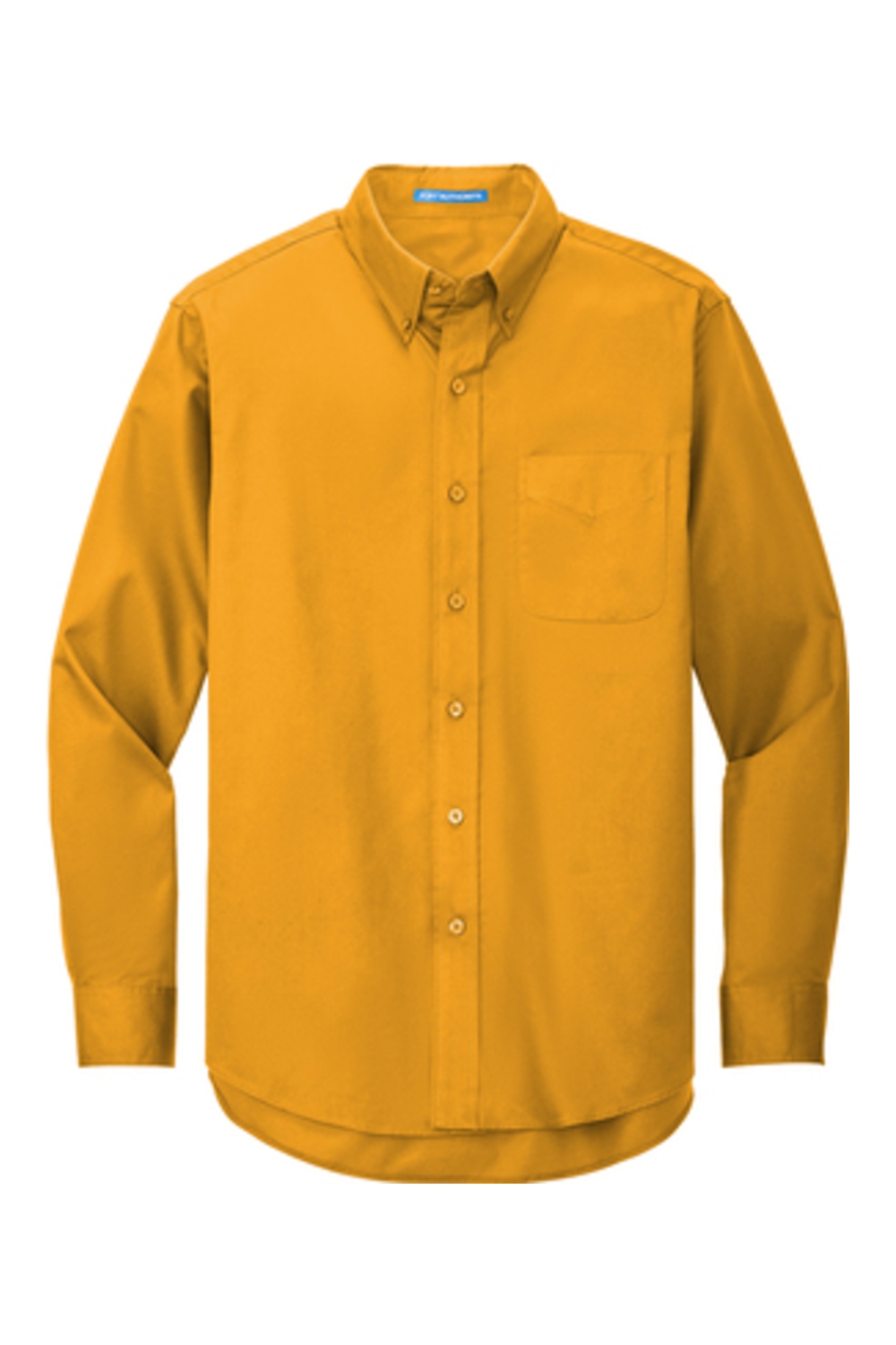 Port Authority Extended Size Long Sleeve Easy Care Shirt in Athletic Gold/Light Stone