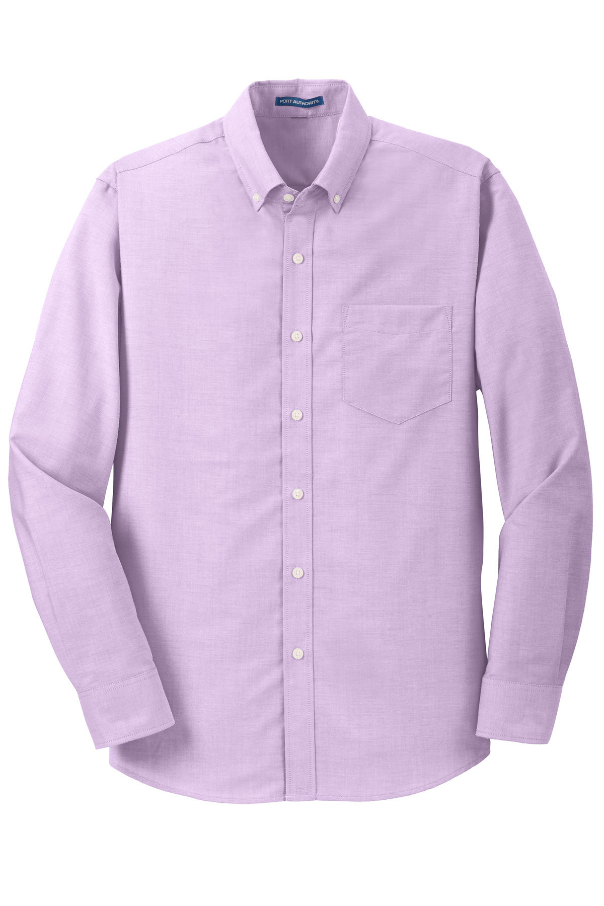 Port Authority SuperPro Oxford Shirt in Soft Purple