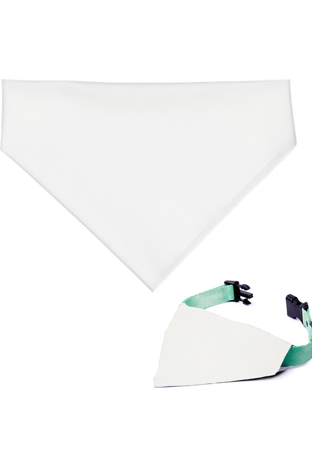 Medium Pet Scarf (7 1/2" x 5 1/2") in White
