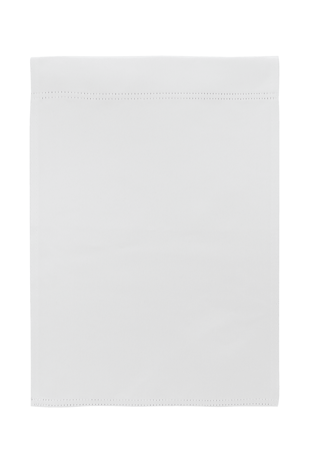 White Garden Flag 17 1/4" x 12 1/2" (Stand/Pole is not included) in White