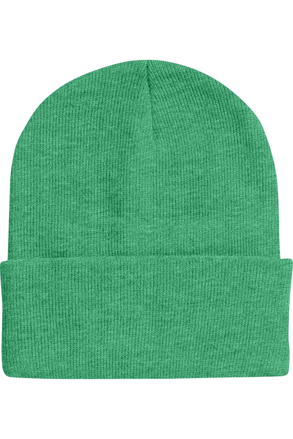 Sportsman Solid 12" Cuffed Beanie in Heather Kelly