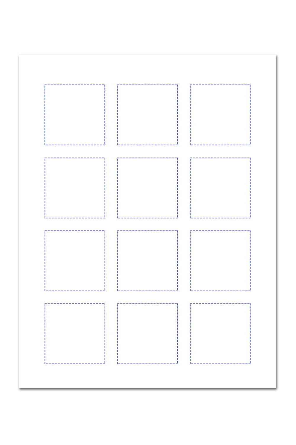 Sticker Sheet - White