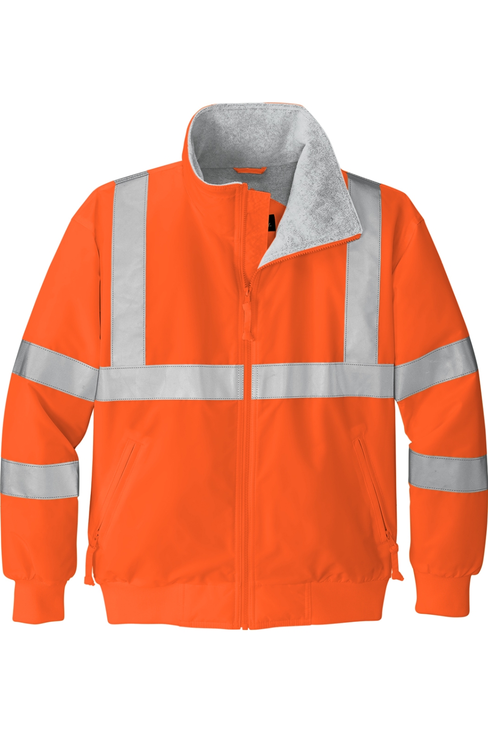 Port Authority Enhanced Visibility Challenger Jacket with Reflective Taping in Safety Orange/ Reflective