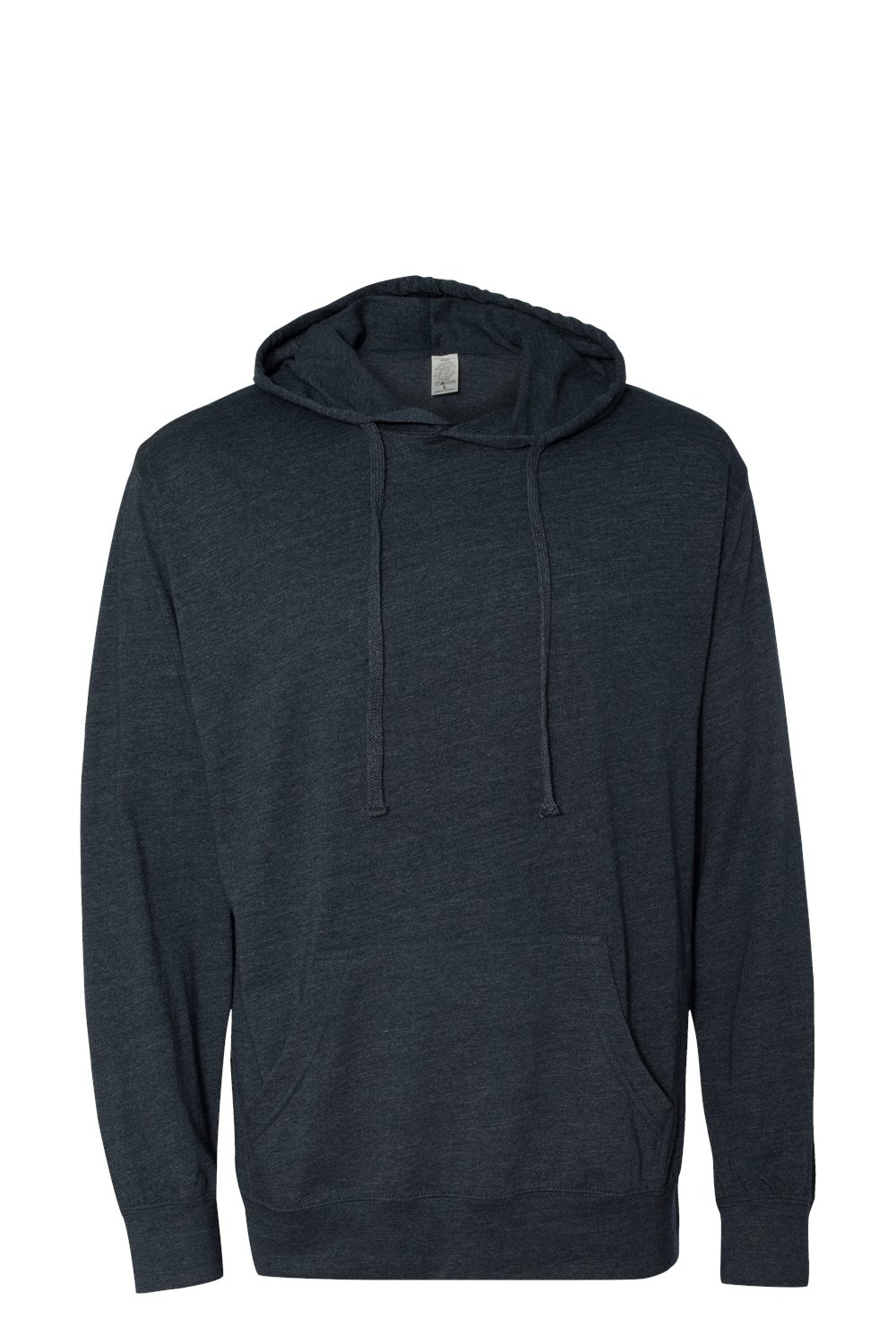 Independent Trading Co. Lightweight Hooded Pullover T-Shirt in Classic Navy Heather