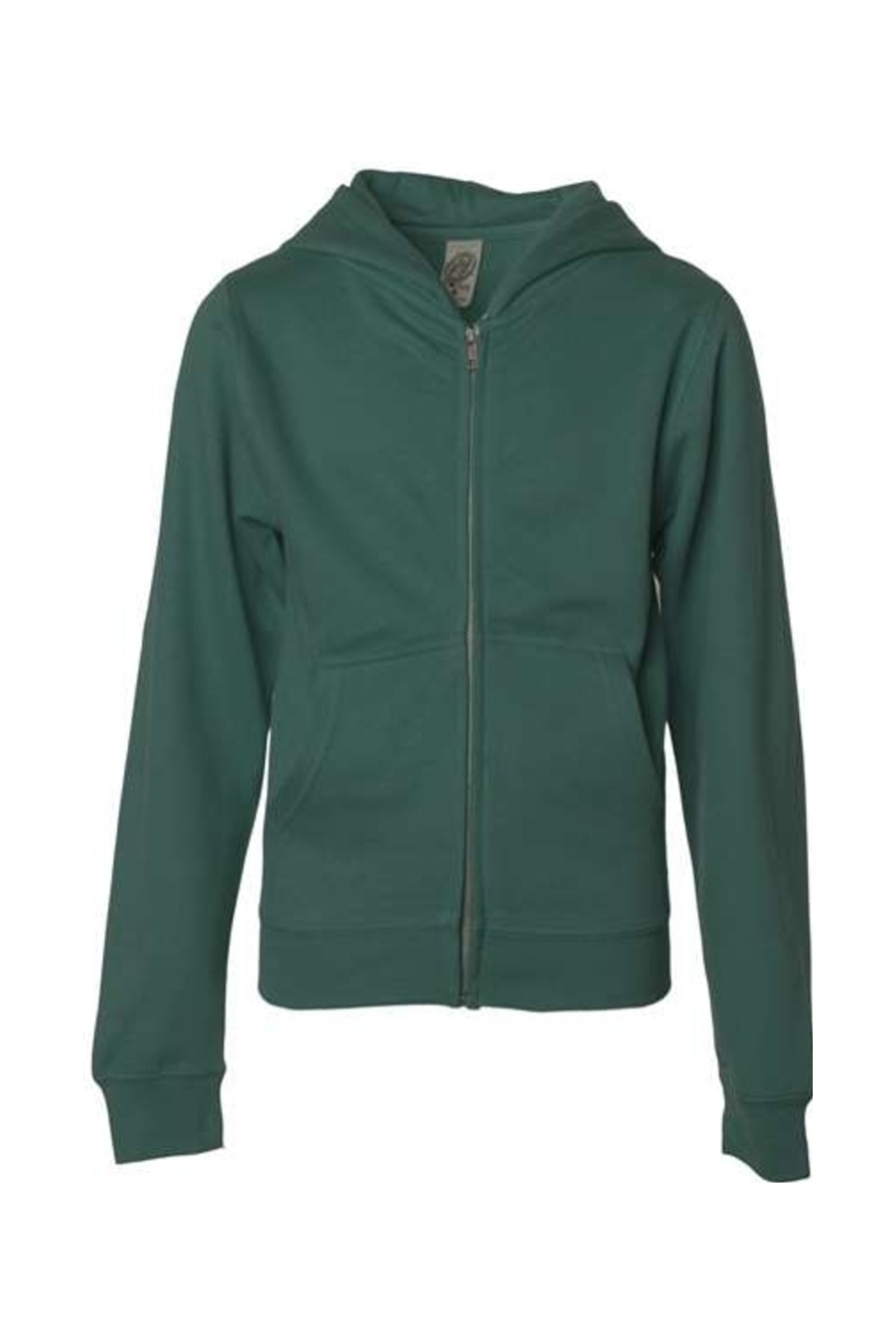 Independent Trading Co. Youth Midweight Full-Zip Hooded Sweatshirt