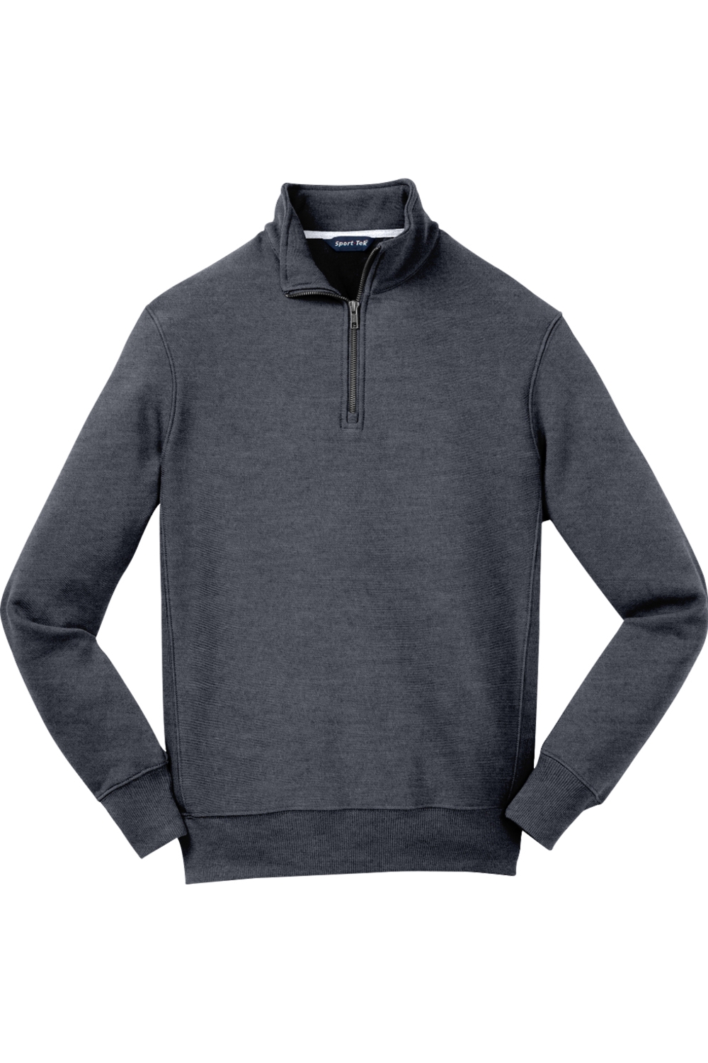 Sport-Tek Super Heavyweight 1/4-Zip Pullover Sweatshirt in Graphite Heather