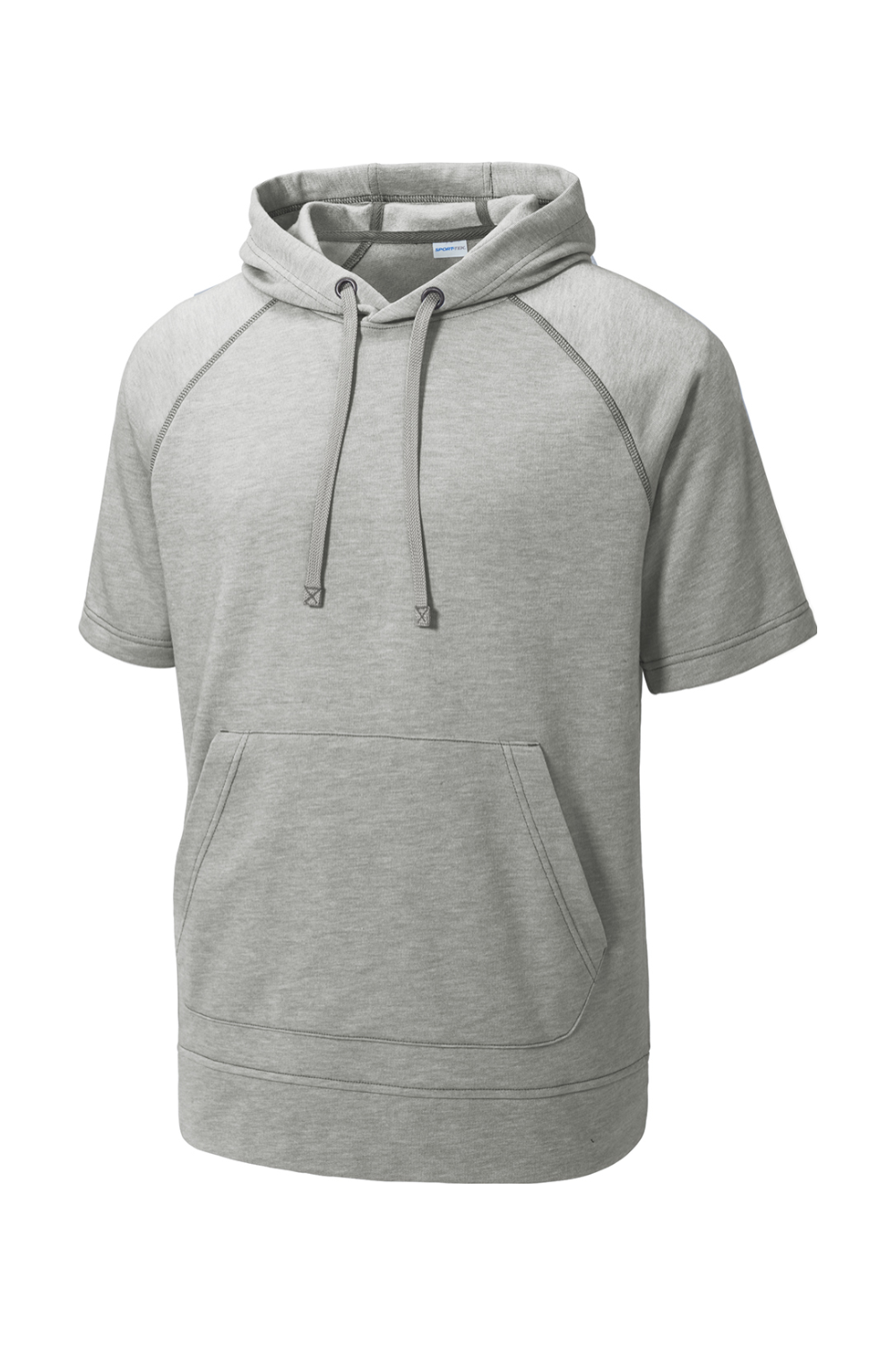 Sport-Tek PosiCharge Tri-Blend Wicking Fleece Short Sleeve Hooded Pullover