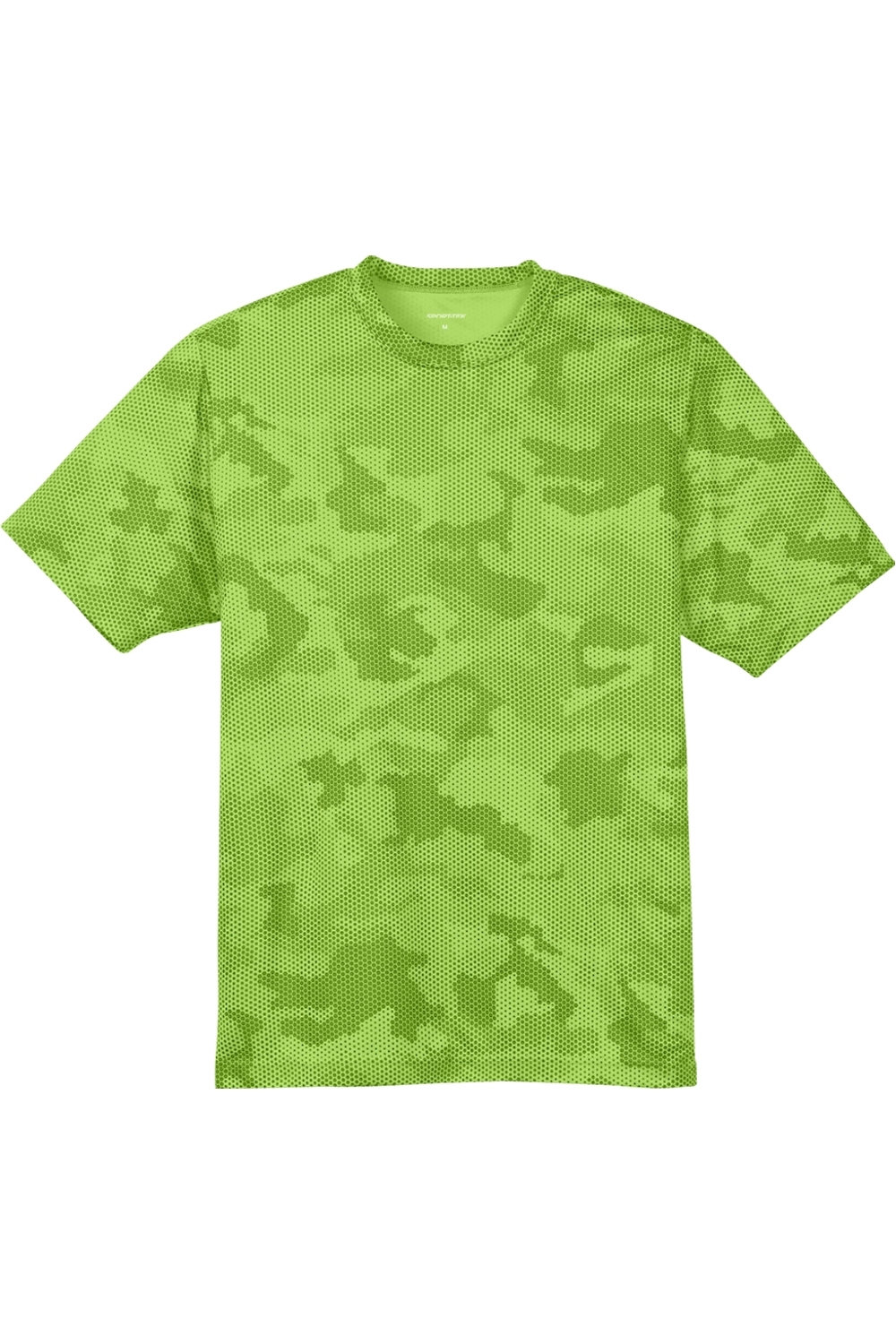 Sport-Tek CamoHex Tee in Lime Shock