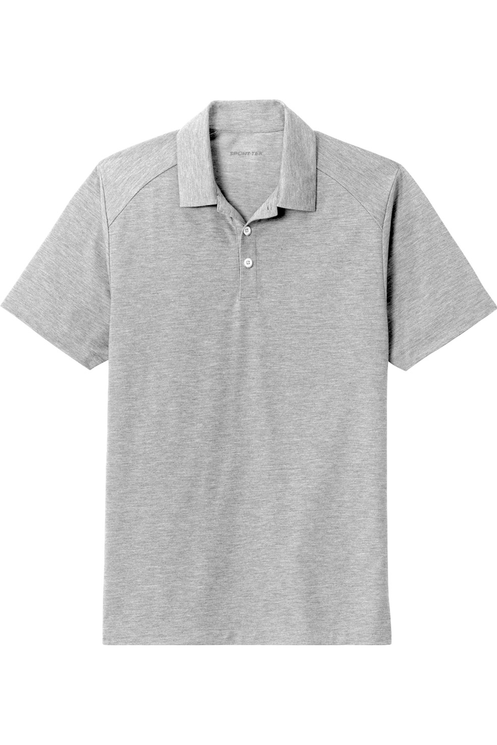 Sport-Tek PosiCharge Tri-Blend Wicking Polo in Light Grey Heather