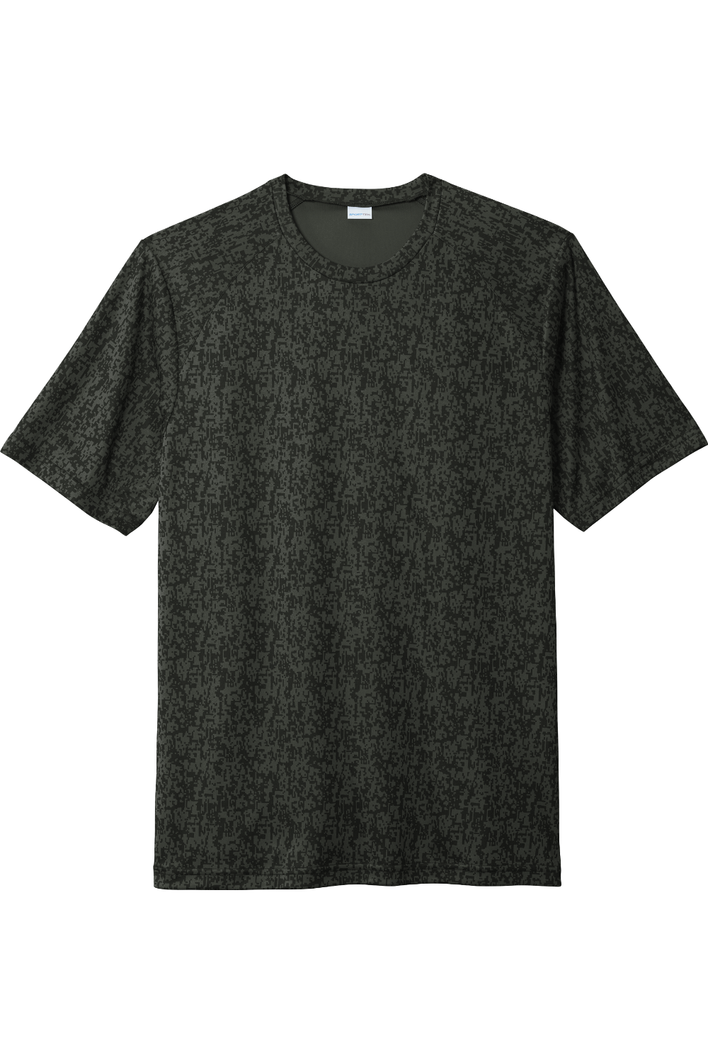 Sport-Tek Digi Camo Tee in Black