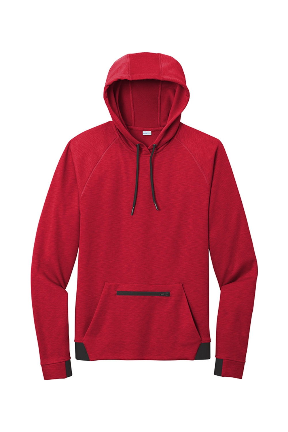 Sport-Tek PosiCharge Strive Hooded Pullover in Deep Red