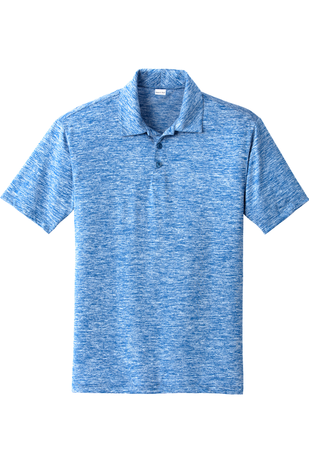 Sport-Tek PosiCharge Electric Heather Polo in True Royal Electric