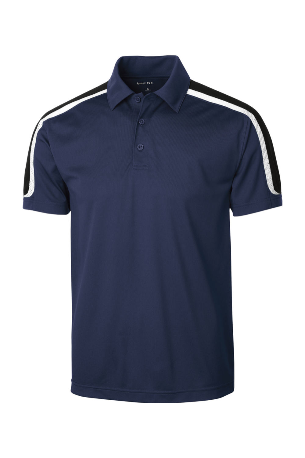 Sport-Tek Tricolor Shoulder Micropique Sport-Wick Polo