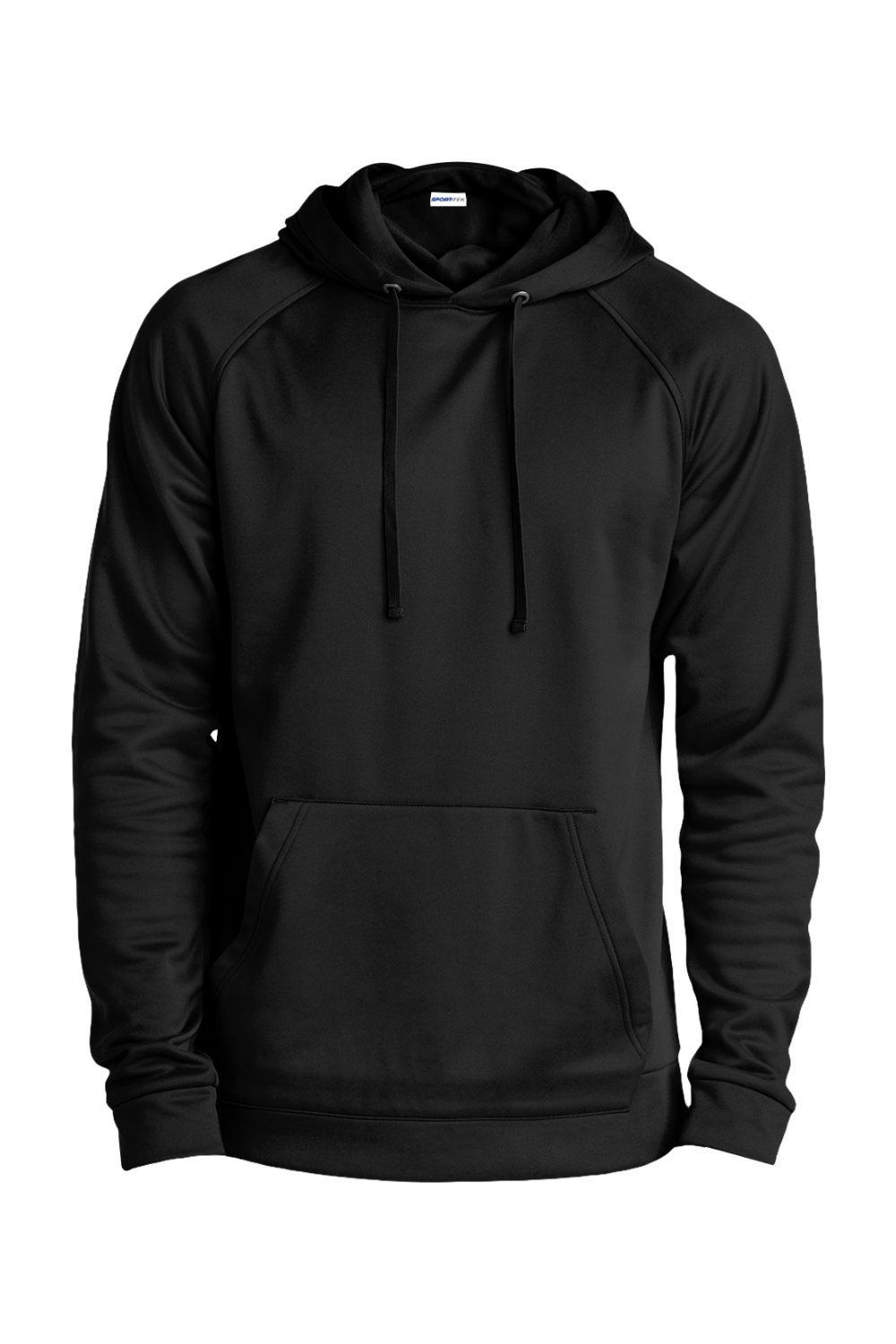 Sport-Tek Re-Compete Fleece Pullover Hoodie in Black