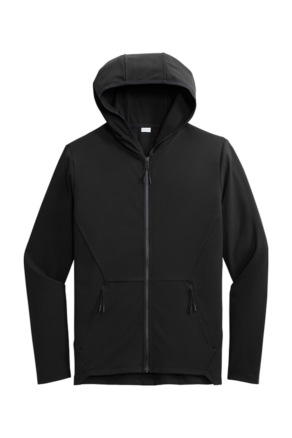 Sport-Tek Circuit Hooded Full-Zip in Deep Black