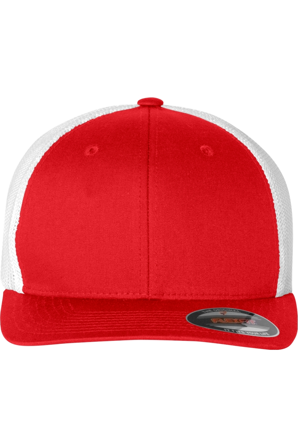 Sport-TekFlexfit Air Mesh Back Cap in True Red/ White